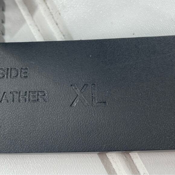 Sisley 100% Leather Black Belt Size XL - Picture 7 of 9